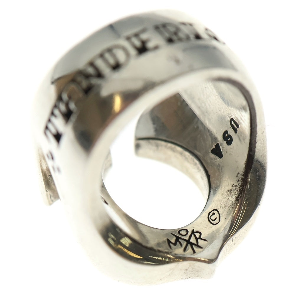 TENDERLOIN(テンダーロイン) ダイヤ入り ホースシューリング 指輪 シルバー 16号