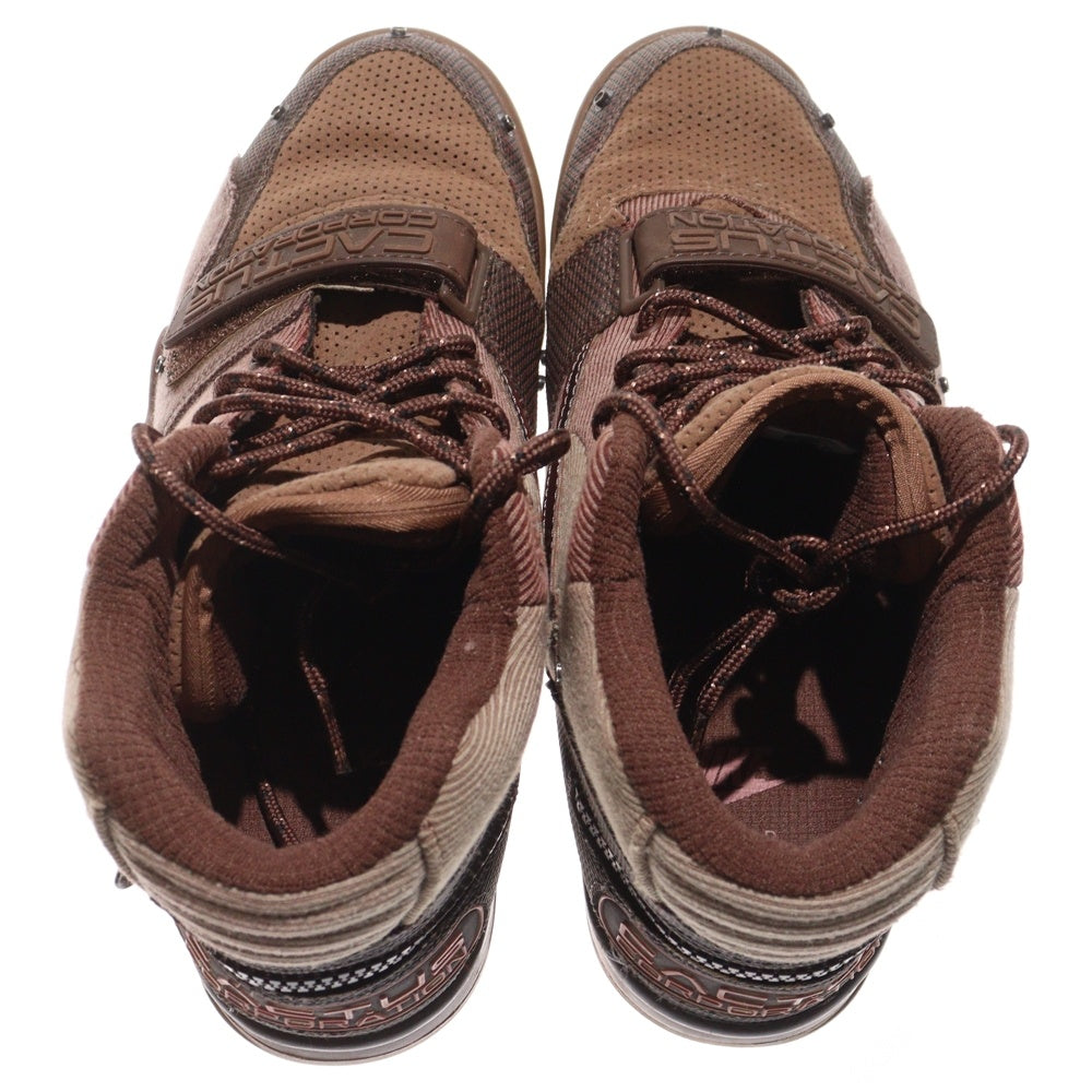 NIKE(ナイキ) ×TRAVIS SCOTT AIR TRAINER 1 SP ARCHAEO BROWN AND RUST PINK DR7515-200 トラヴィススコット エアトレーナー1 SP ミッドカットスニーカー US8.5/26.5cm