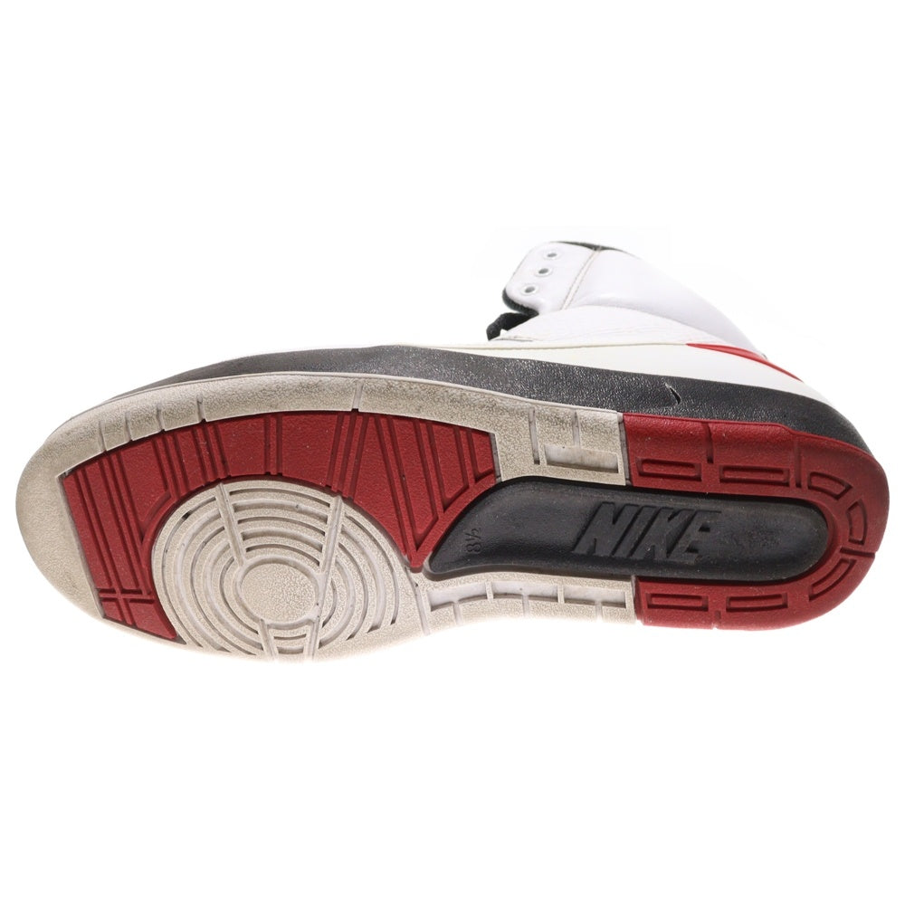 NIKE(ナイキ) AIR JORDAN 2 OG CHICAGO 2022 DX2454-106 エアジョーダン2 OG シカゴ ハイカットスニーカー US8.5/26.5cm ホワイト/レッド
