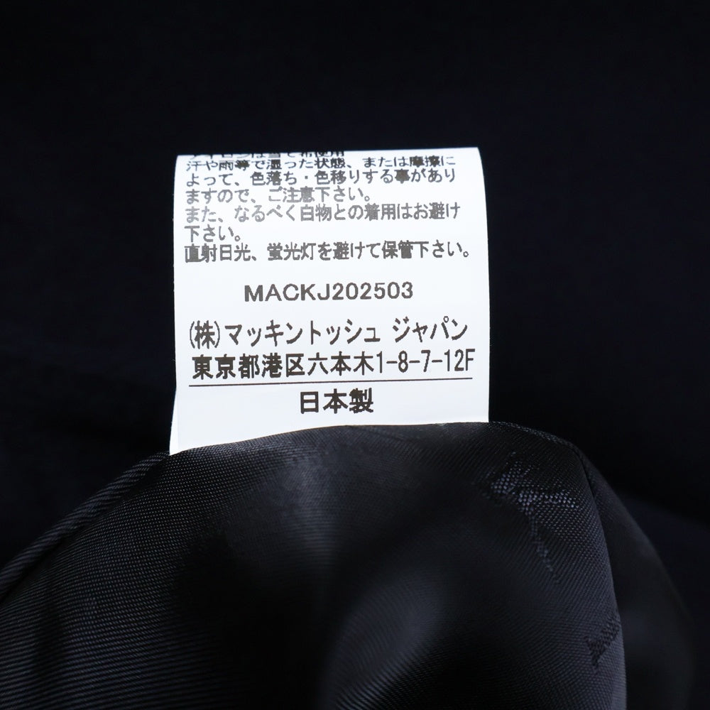 MACKINTOSH(マッキントッシュ) 25AW NEW STANLEY ウールチェスターコート ロングコート ネイビー G252HI1194FLAAU