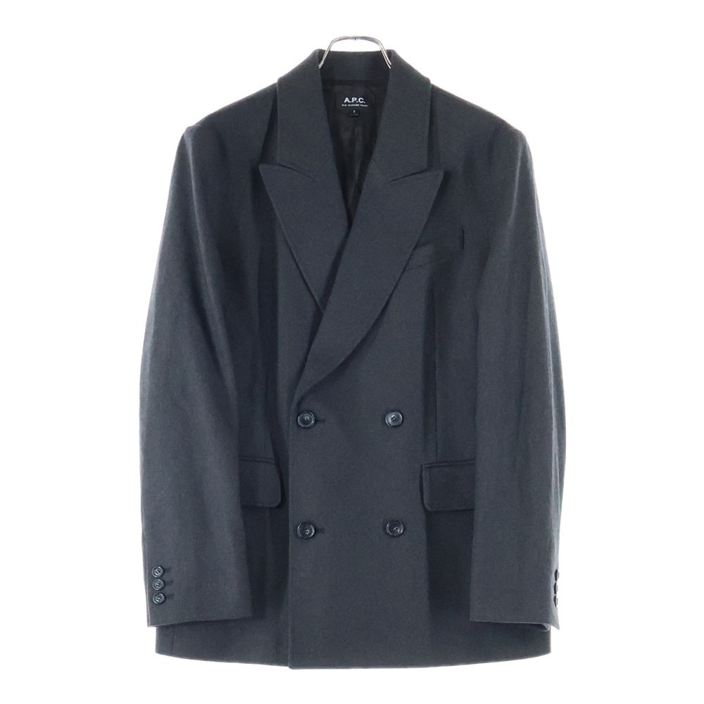 A.P.C(アーペーセー) Conor ウールテーラードジャケット グレー