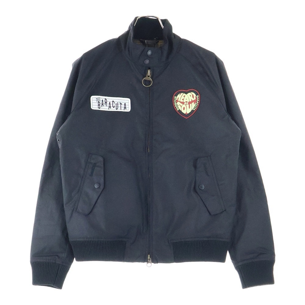 Barbour(バブアー) 25AW × BARACUTA Badged Porton バラクータ ワックス ジップアップジャケット ブラック 252MWX2519