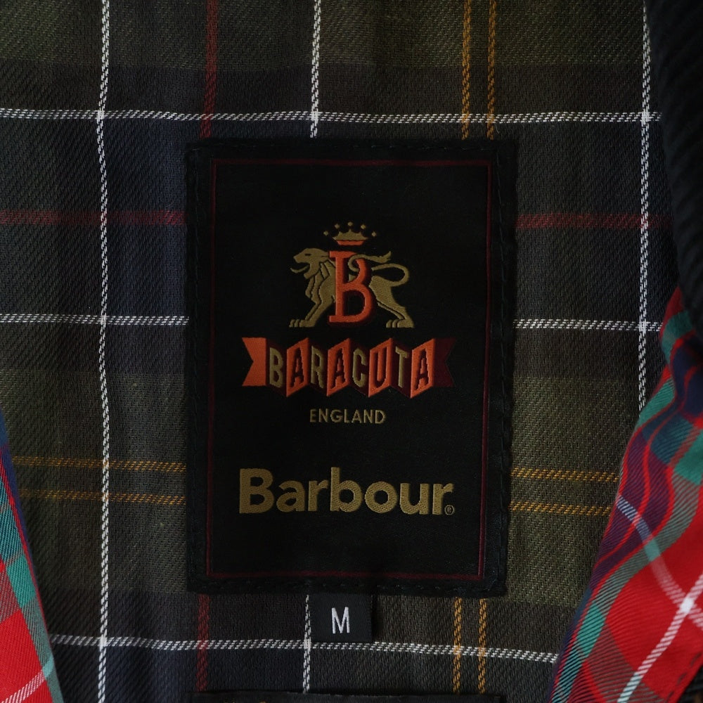 Barbour(バブアー) 25AW × BARACUTA Badged Porton バラクータ ワックス ジップアップジャケット ブラック 252MWX2519