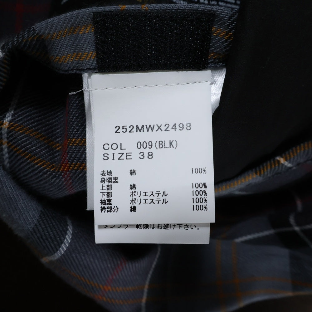 Barbour(バブアー) 25AW SOLWAY ソルウェイ ワックスジャケット オーバーサイズフィット ブラック 252MWX2498