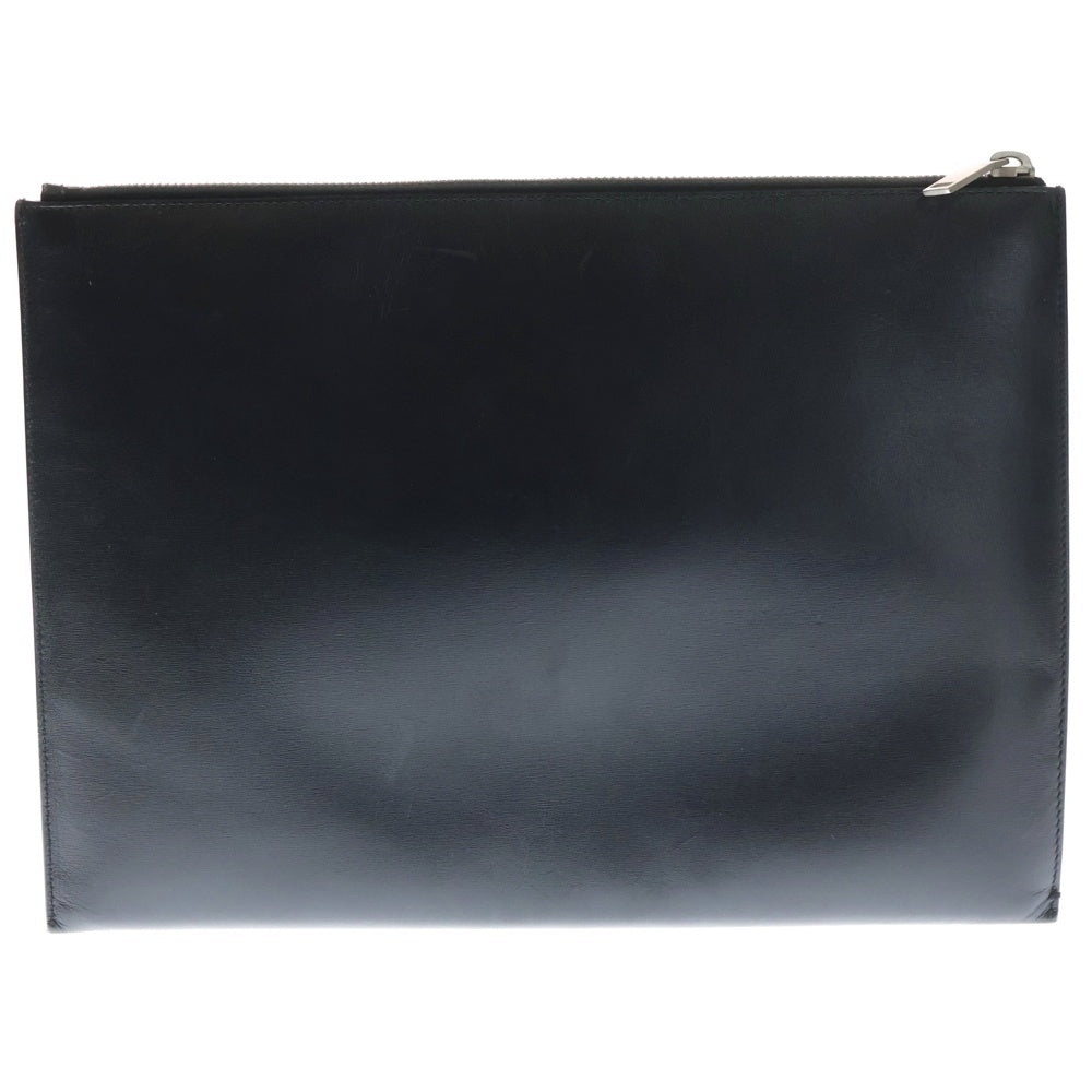 SAINT LAURENT PARIS(サンローランパリ) Leather Clutch Bag レザークラッチバッグ カサンドラロゴクラッチバッグ 453249 ブラック