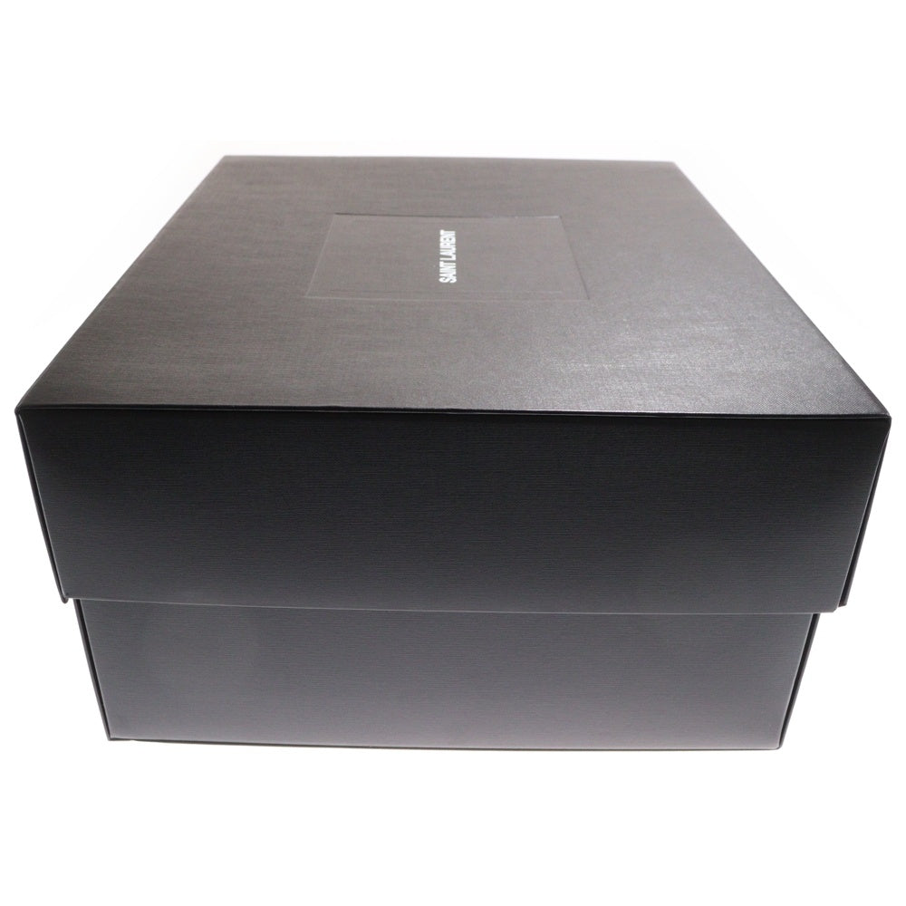 SAINT LAURENT PARIS(サンローランパリ) Wyatt Chain Ankle Heel Boots ワイアットチェーンアンクルヒールブーツ ジップアップハーネスリングヒールブーツ 442271 ブラック