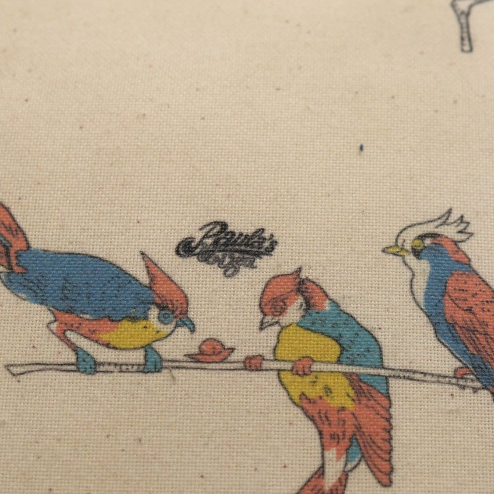 LOEWE(ロエベ) ×Paula's Ibiza Cushion パウラズイビザ クッション ロゴプリントクッション アイボリー