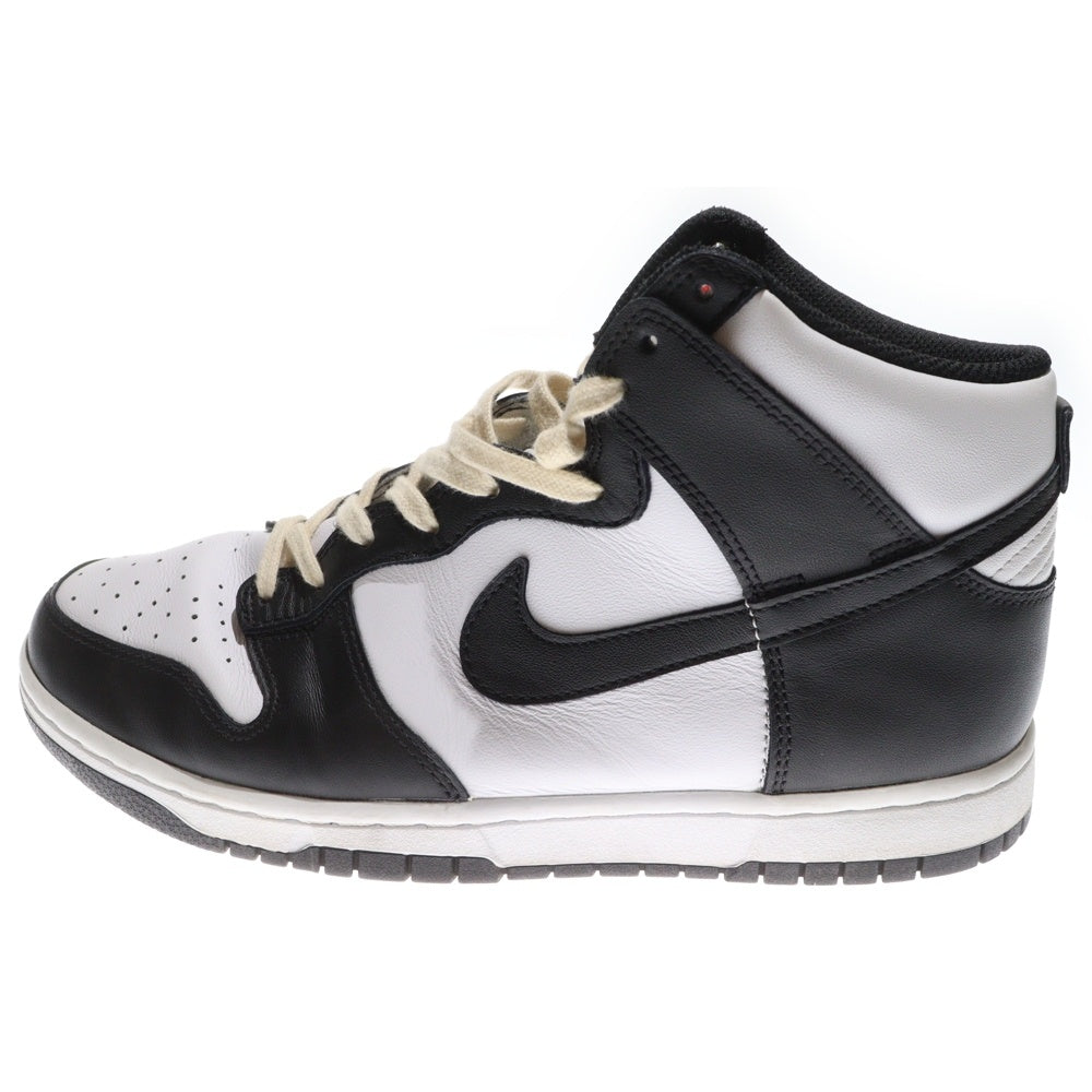 NIKE(ナイキ) Dunk High Black and White ダンクハイ ブラックアンドホワイト ハイカットレースアップスニーカー US8.5/26.5cm DD1399-103 ブラック/ホワイト