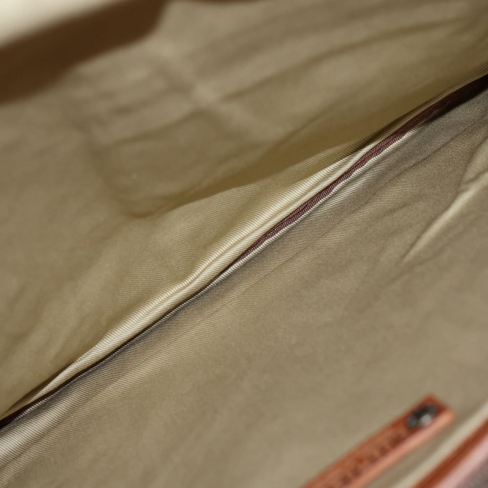 BUTTERO(ブッテロ) Leather Clutch Bag レザークラッチバッグ セカンドバッグ ブラウン