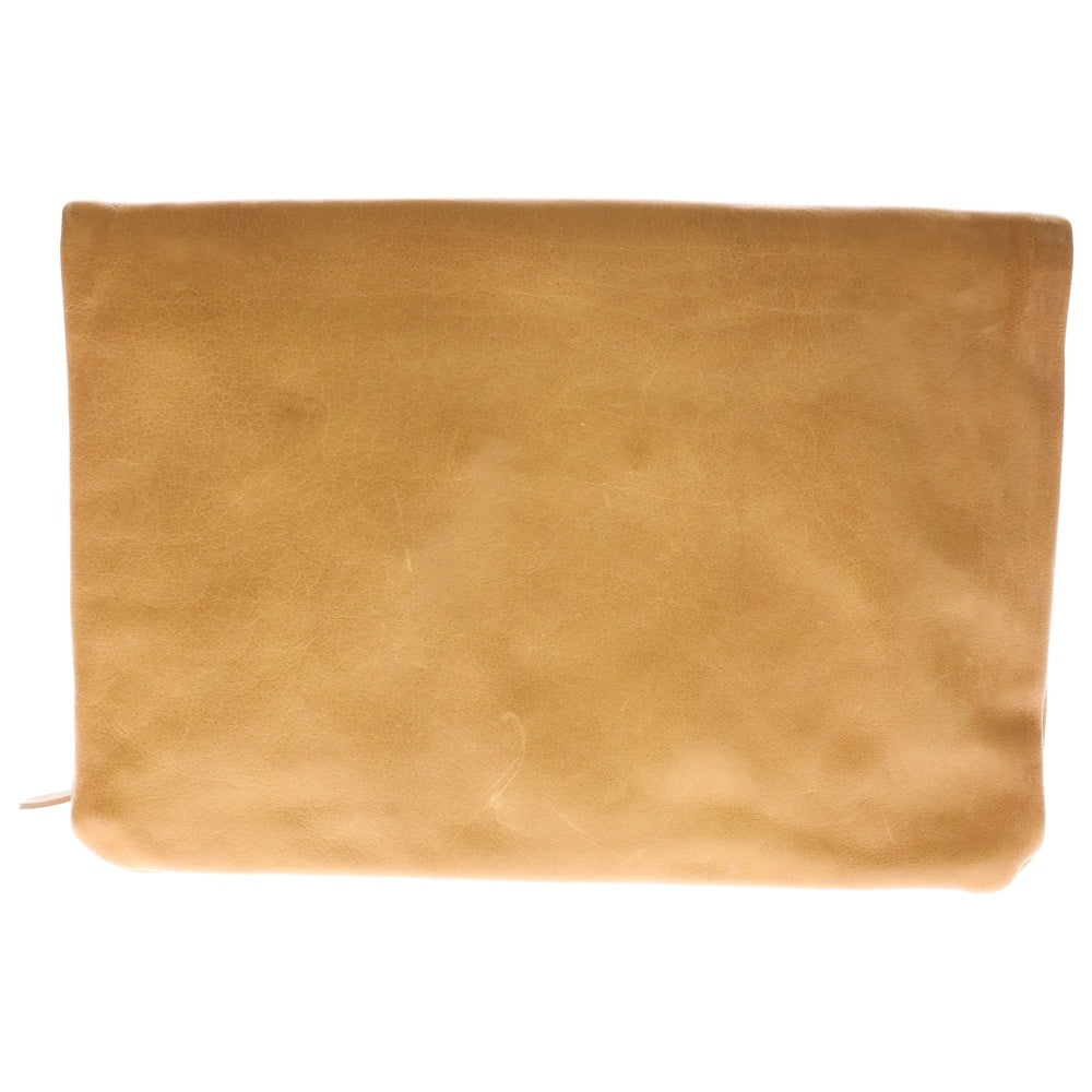 BUTTERO(ブッテロ) Leather Clutch Bag レザークラッチバッグ セカンドバッグ キャメル