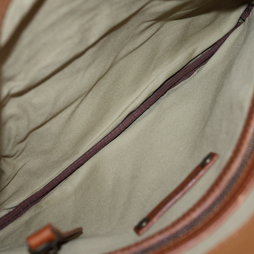 BUTTERO(ブッテロ) Leather Clutch Bag レザークラッチバッグ セカンドバッグ キャメル