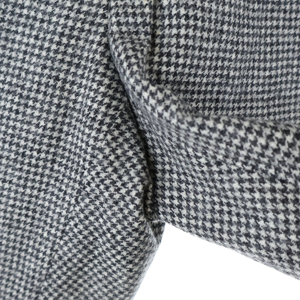 INCOTEX(インコテックス) Slim Fit Slacks スリムフィットスラックス 千鳥格子ウールスラックスパンツ グレー