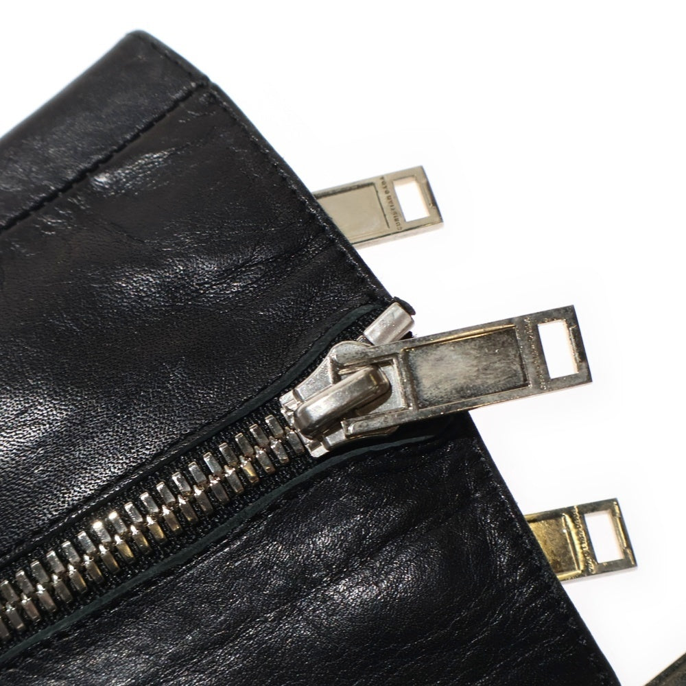 CHRISTIAN DADA(クリスチャンダダ) 15SS Extreme Zip Long Boots エクストリームジップロングブーツ レディースヒールブーツ ブラック