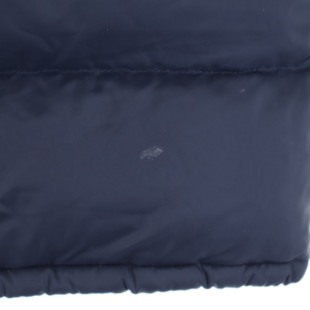 POLO RALPH LAUREN(ポロラルフローレン) フロントロゴ刺繍 フェザーダウンベスト ジップアップ ナイロンジャケット ネイビー