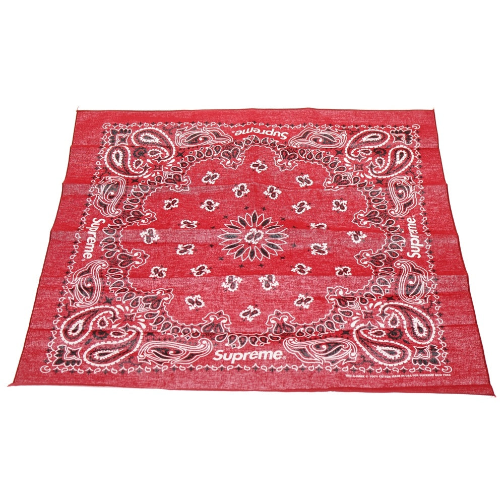 SUPREME(シュプリーム) 24SS Hav-A-Hank Bandanas ハブアハンクバンダナ コットンペイズリーバンダナ レッド