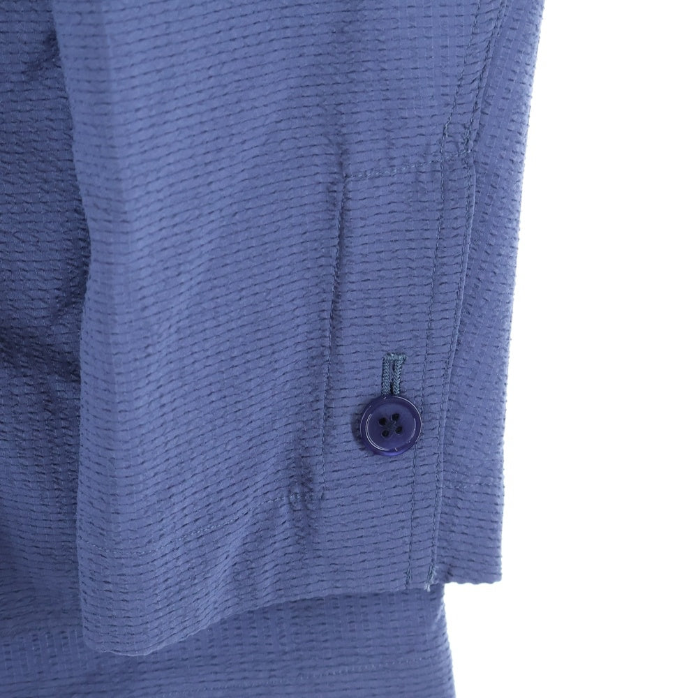 LANVIN(ランバン) ストレッチシアサッカーローファージャケット ネイビー