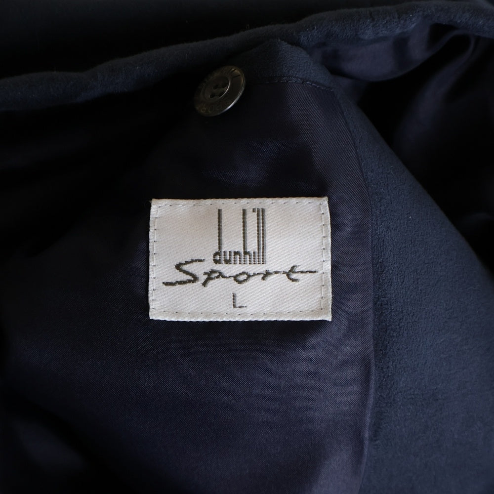 dunhill(ダンヒル) 袖ボタンデザイン ダウンジャケット アウター ネイビー