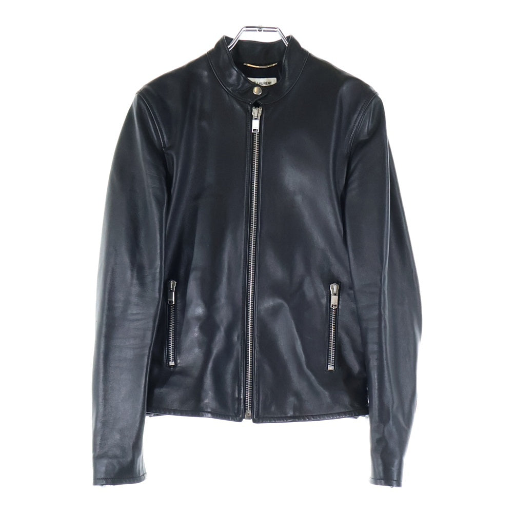 SAINT LAURENT PARIS(サンローランパリ) キースレザー シングルライダース ジャケット アウター 362239 Y5YA1 ブラック