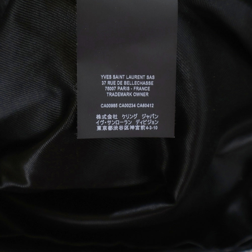 SAINT LAURENT PARIS(サンローランパリ) キースレザー シングルライダース ジャケット アウター 362239 Y5YA1 ブラック