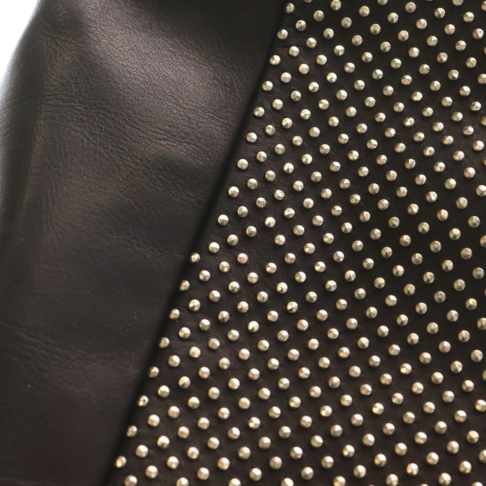 KATSUYUKI KODAMA(カツユキコダマ) Paradiddle Studs Leather Shoulder Bag パラディドル スタッズレザーショルダーバッグ スタッズ加工レザーショルダーバッグ ブラック レディース