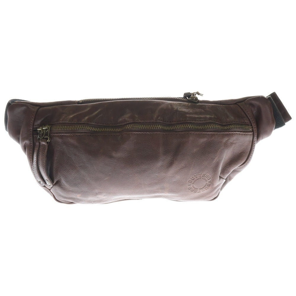 BUTTERO(ブッテロ) Washed Leather Shoulder Bag ウォッシュドレザー 