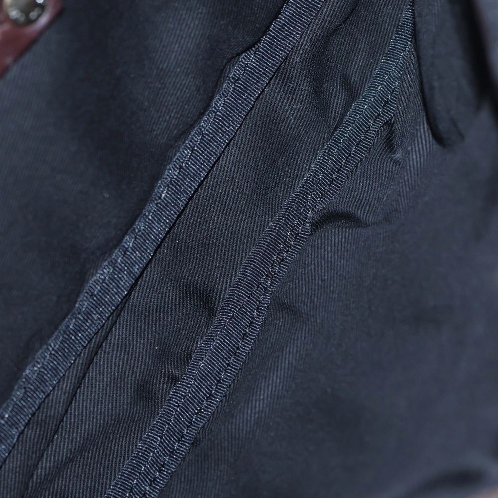 BUTTERO(ブッテロ) Washed Leather Shoulder Bag ウォッシュドレザーショルダーバッグ ウォッシュド加工レザーボディバッグ ブラウン