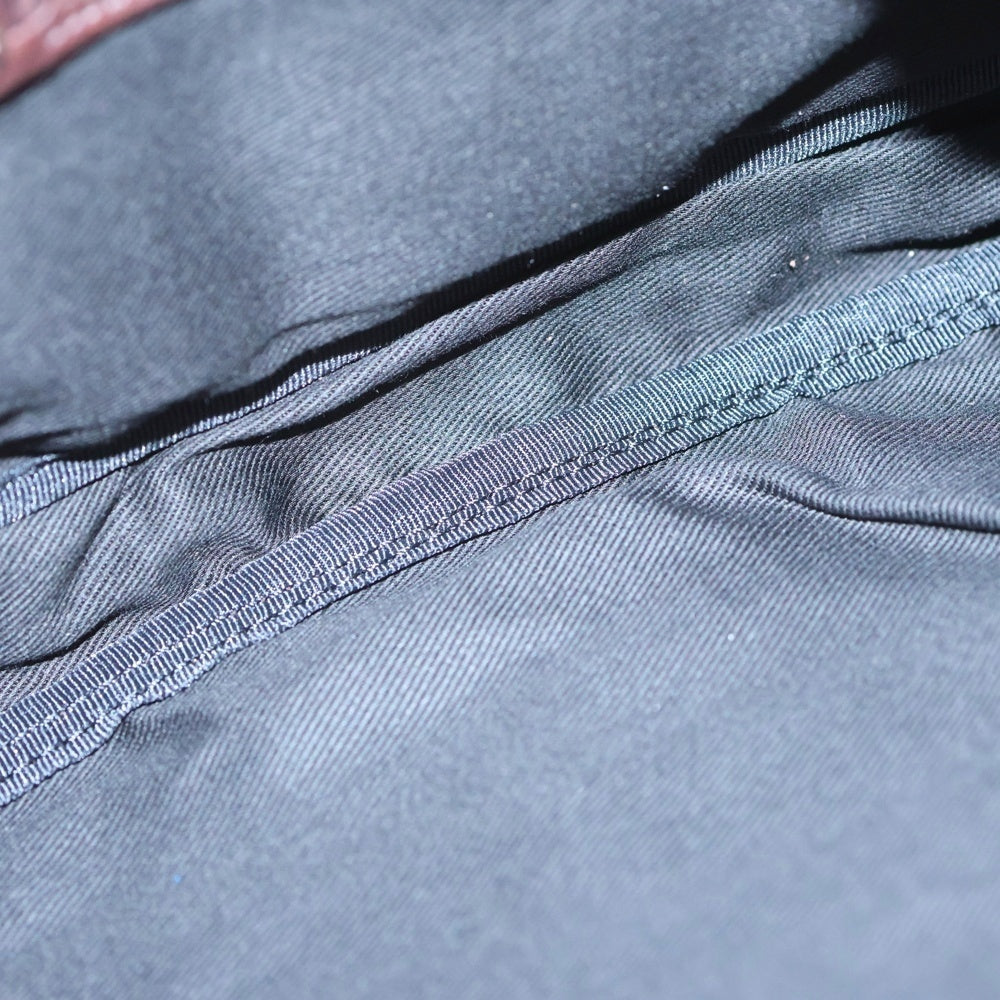 BUTTERO(ブッテロ) Washed Leather Shoulder Bag ウォッシュドレザーショルダーバッグ ウォッシュド加工レザーボディバッグ ブラウン