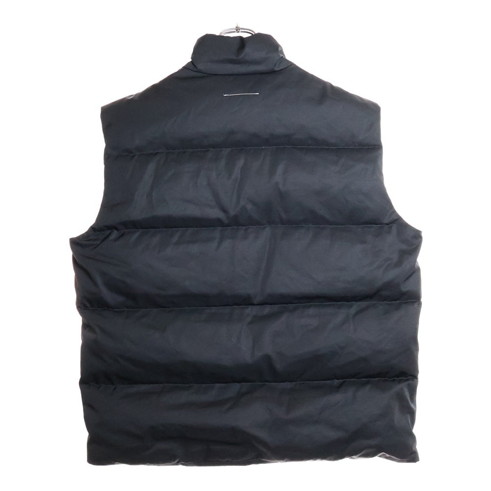 MM6 Maison Margiela(エムエムシックスメゾンマルジェラ) 23AW Baffle Quilt Gilet ジップアップ ダウンベスト ジャケット ブラック S62FB0054 S54882