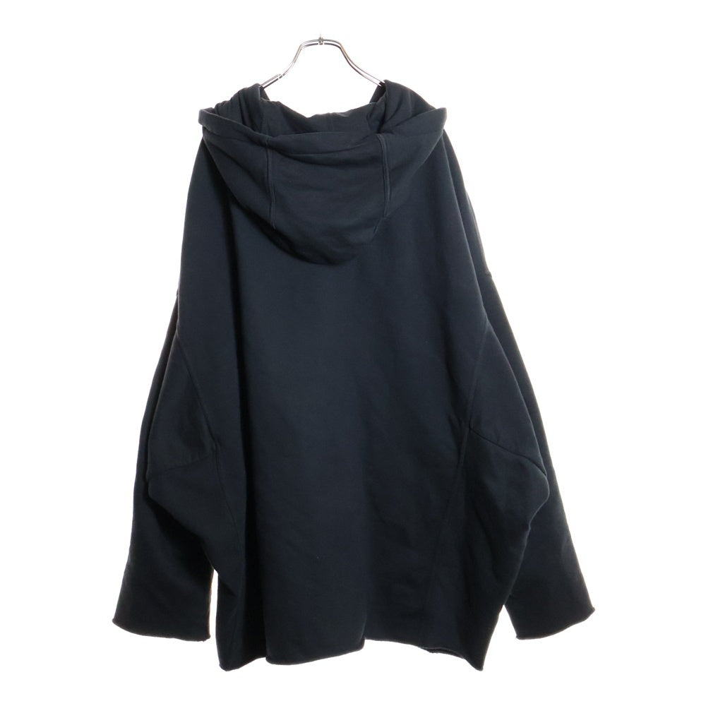 DRKSHDW(ダークシャドウ) JUMBO HOODED PETER ジャンボ フーデッド ジップアップパーカー スウェット ブラック DU02B4275-F