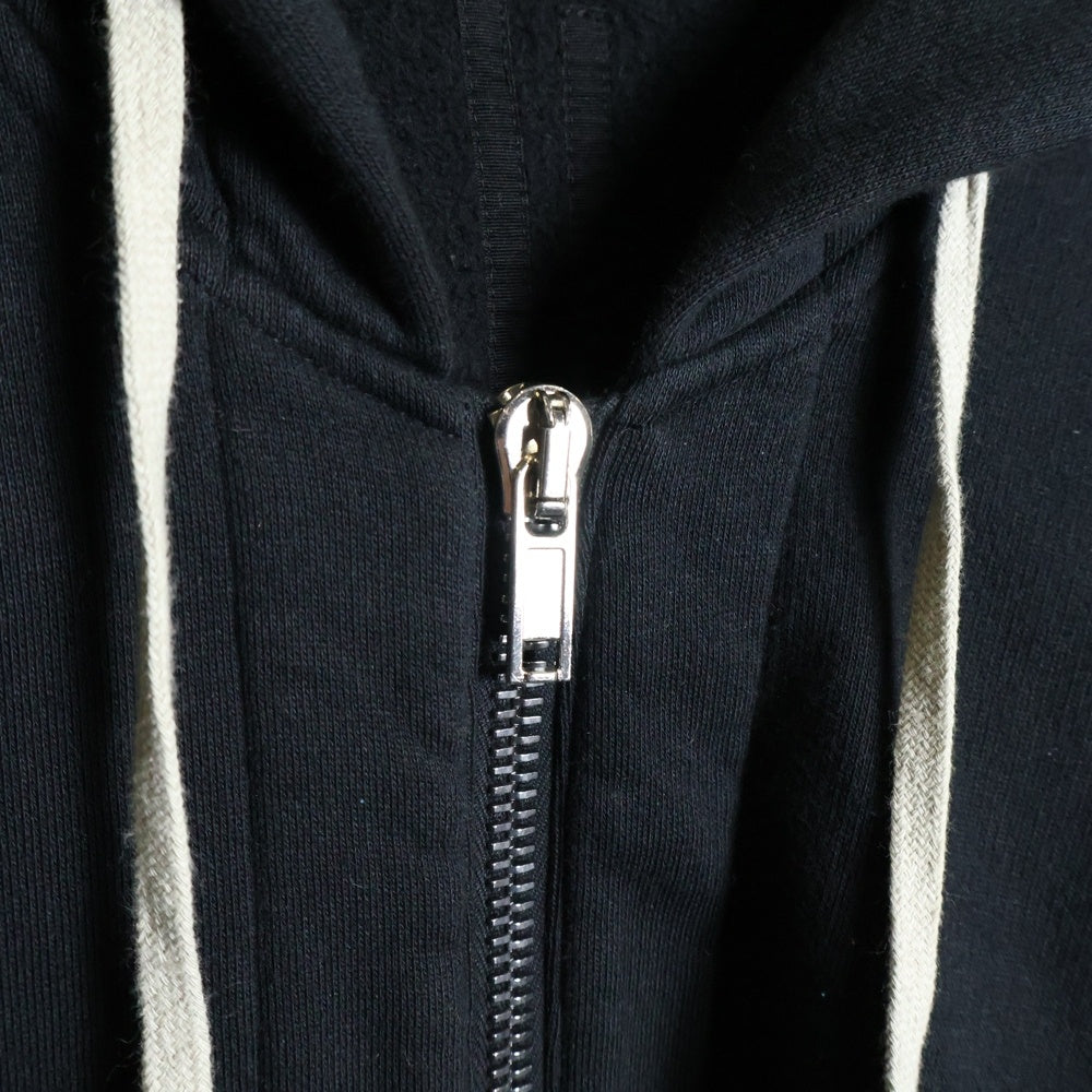 DRKSHDW(ダークシャドウ) JUMBO HOODED PETER ジャンボ フーデッド ジップアップパーカー スウェット ブラック DU02B4275-F