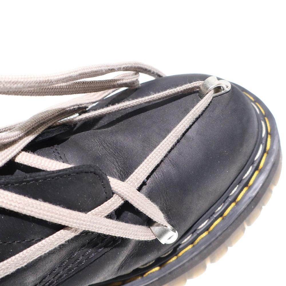 Rick Owens(リックオウエンス) 25AW ×Dr.Martens 1B60 Quad Sole Pentalace Boot ドクターマーチン クアッド ソール ペンタ レース ロングブーツ ブラック 41820001