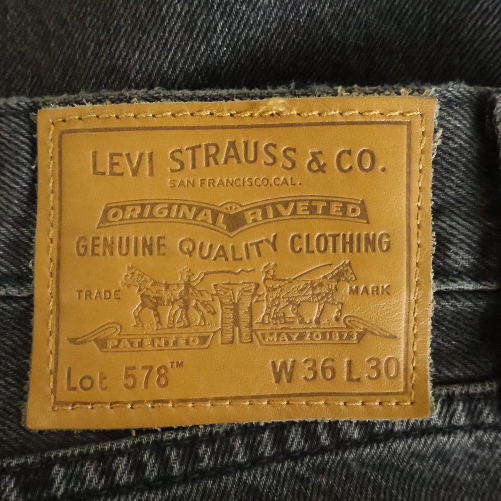 Levi's(リーバイス) BAGGY DENIM バギージーンズ デニム ブラック