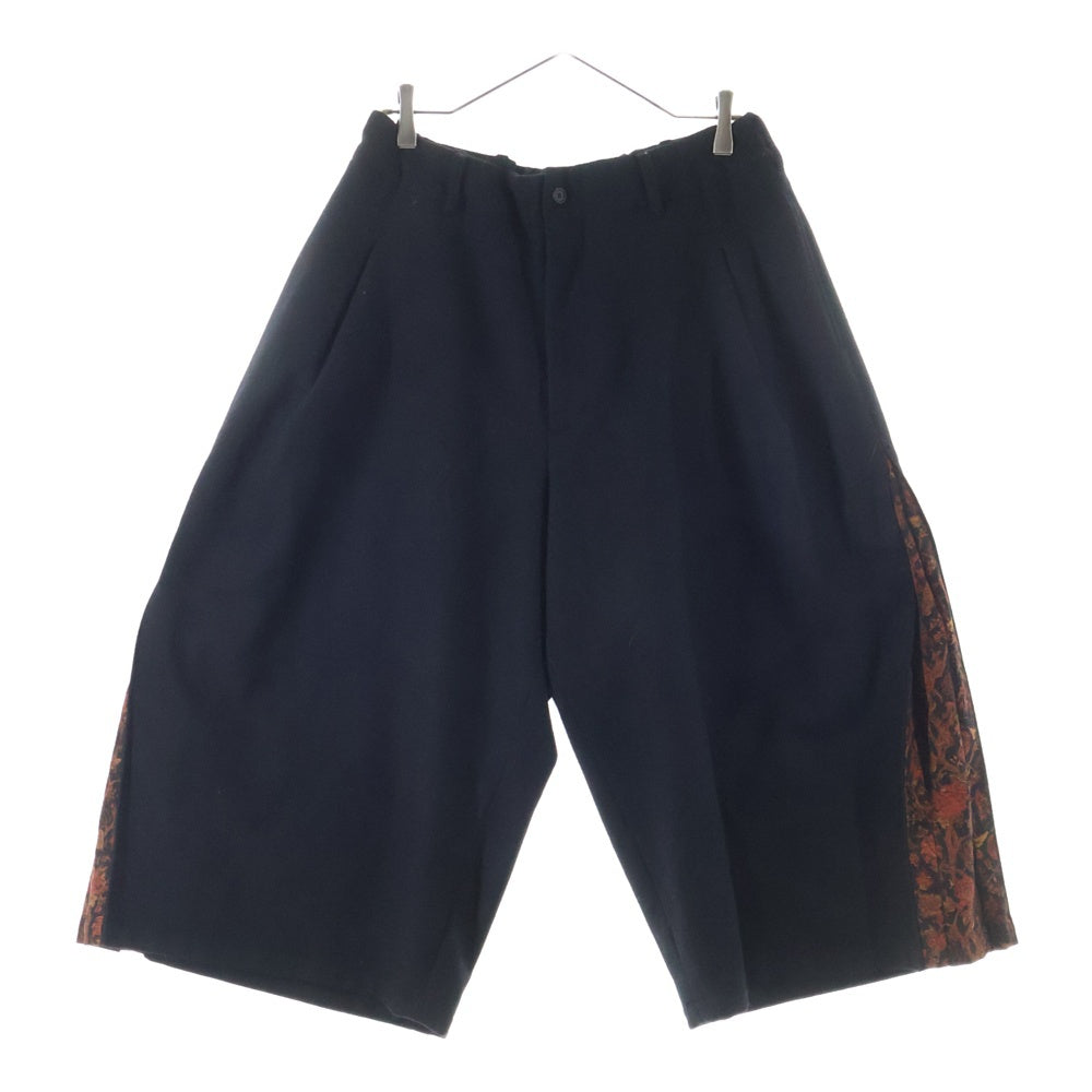 s'yte(サイト) ウール 切り替えデザイン パンツ ブラック UV-P68-821