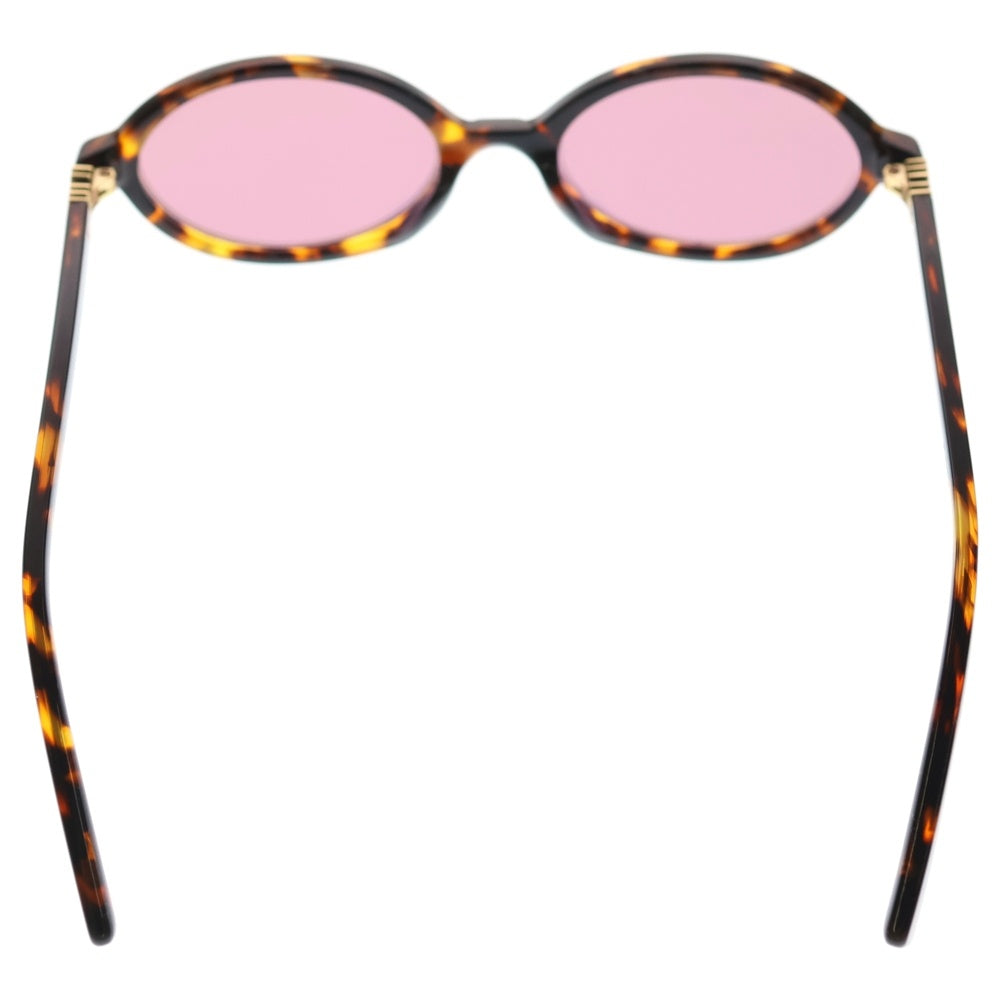 miumiu(ミュウミュウ) ラウンドフレーム カラーレンズ メガネ サングラス 眼鏡 ブラウン/ピンク SMU04Z-F