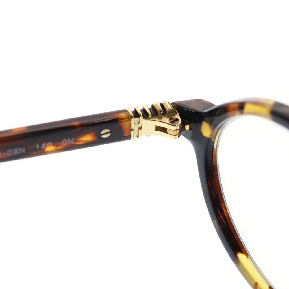 miumiu(ミュウミュウ) ラウンドフレーム クリアレンズ メガネ サングラス 眼鏡 ブラウン SMU04Z-F