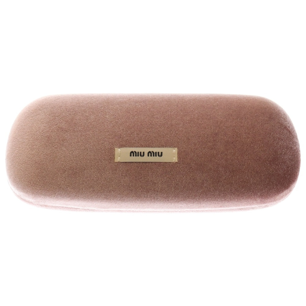 miumiu(ミュウミュウ) ラウンドフレーム クリアレンズ メガネ サングラス 眼鏡 ブラウン SMU04Z-F