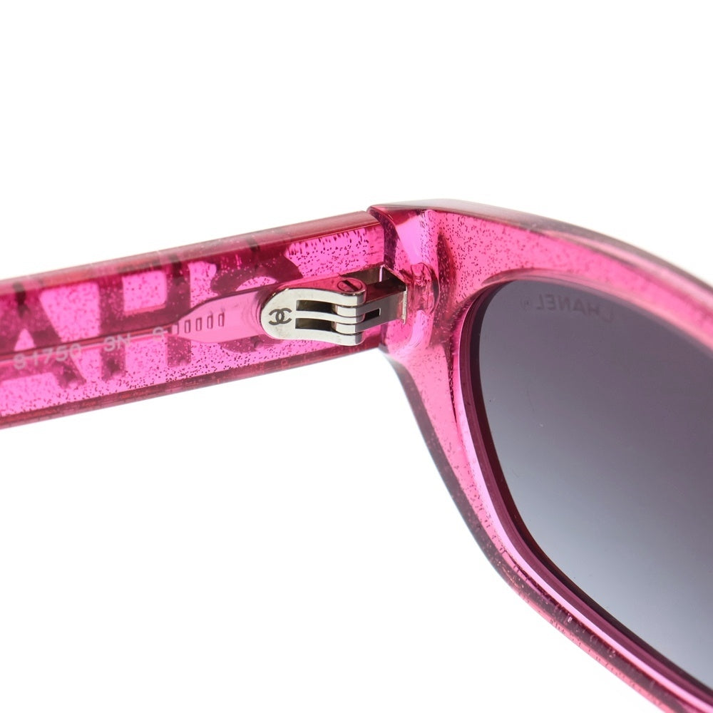 CHANEL(シャネル) グリッター サイドロゴデザイン サングラス 眼鏡 メガネ ピンク 71280A S1750 レディース