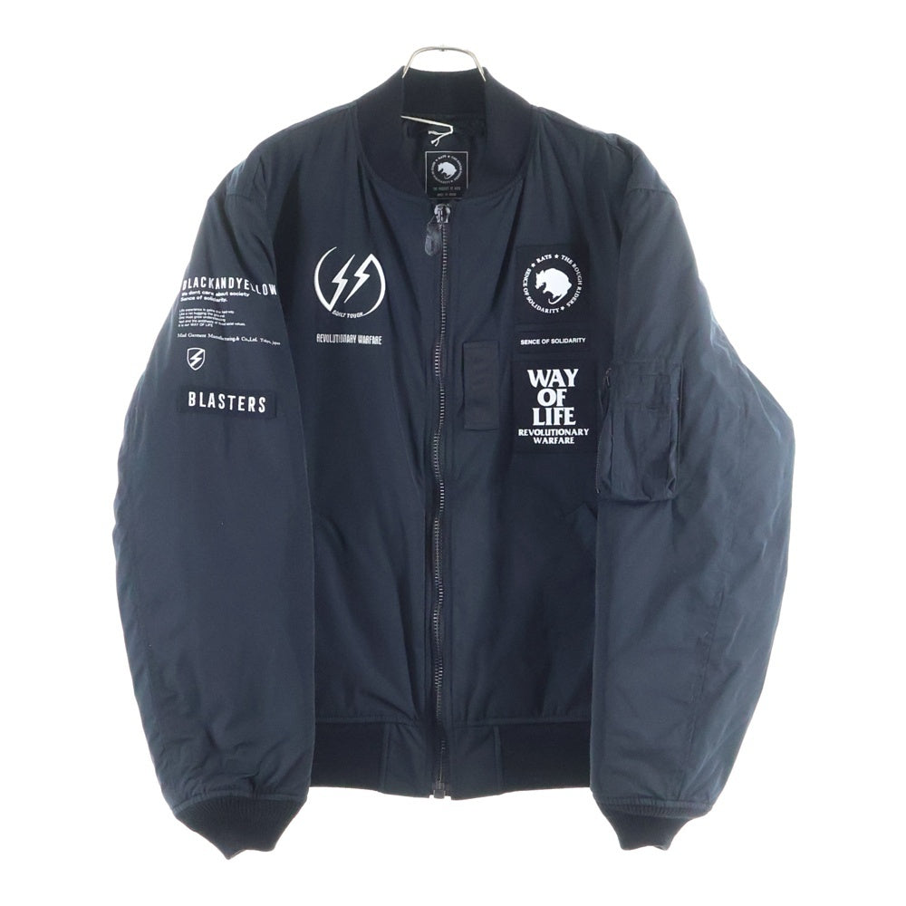 RATS MA-1 フライトジャケット Lサイズ　25AW RATS(ラッツ) 25AW MA-1 ミリタリー ボンバージャケット ブラック 25