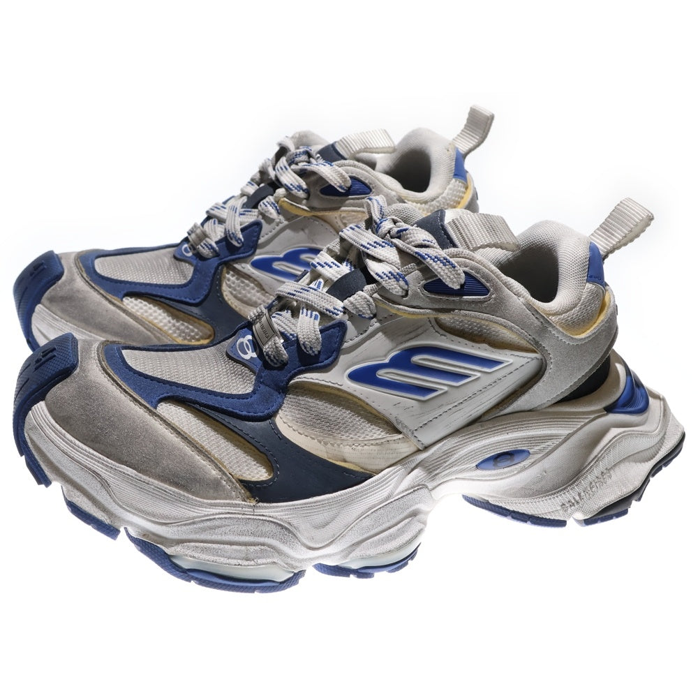 BALENCIAGA(バレンシアガ) 24SS CARGO カーゴ ヴィンテージ加工 ローカットスニーカー ホワイト/ブルー 785754