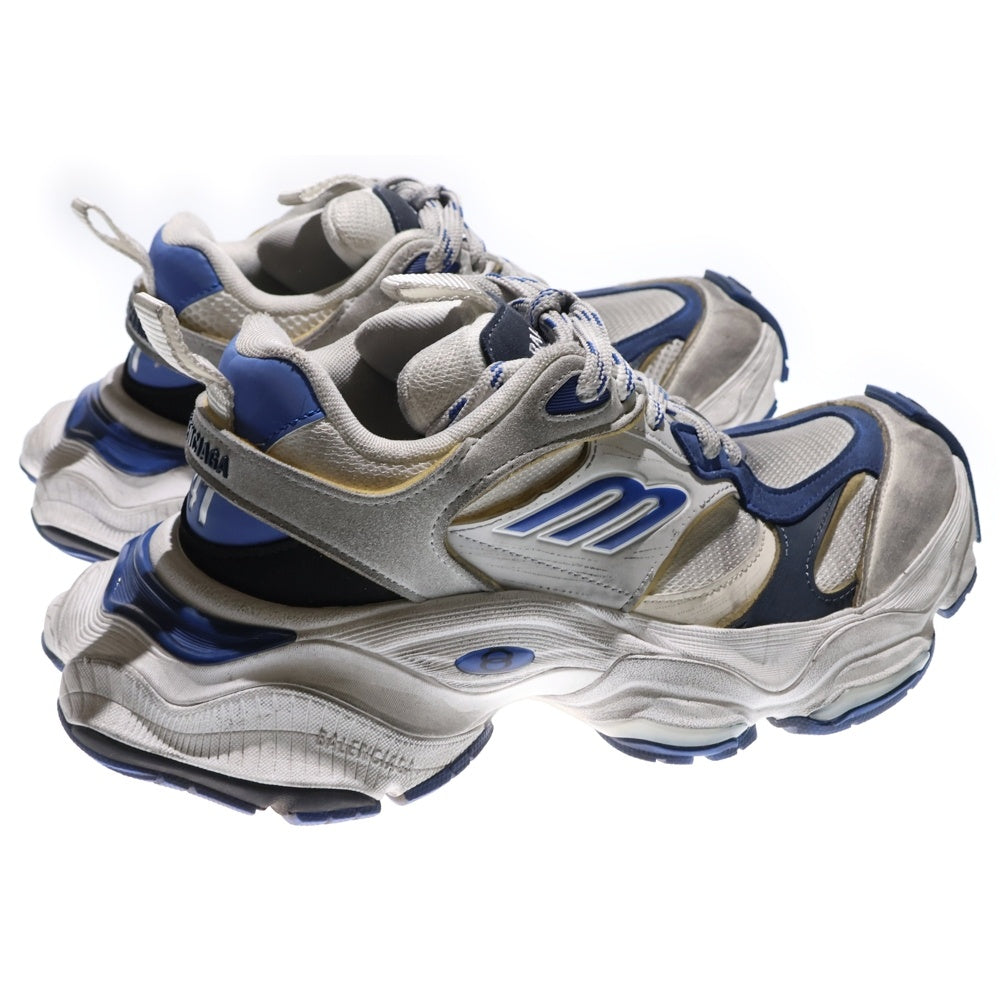 BALENCIAGA(バレンシアガ) 24SS CARGO カーゴ ヴィンテージ加工 ローカットスニーカー ホワイト/ブルー 785754