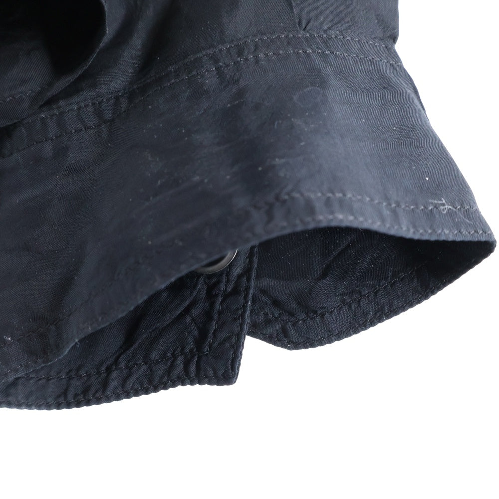 Rick Owens(リックオウエンス) 22SS FOGACHINE LARRY SHIRT フォガシン ラリー ボタン装飾 長袖シャツ ブラック RU01B1287-JX