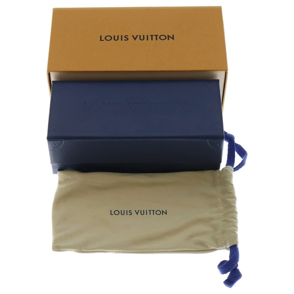 LOUIS VUITTON(ルイヴィトン) LV Crush Low Square LV クラッシュ ロウスクエア スクエアフレームサングラス アイウェア 眼鏡 Z1910E ブラック/シルバー