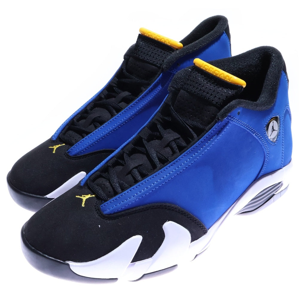 NIKE(ナイキ) Air Jordan 14 Retro Laney エアジョーダン14 レトロ レイニー レースアップミッドカットスニーカー US9/27cm 487471-407 ブルー