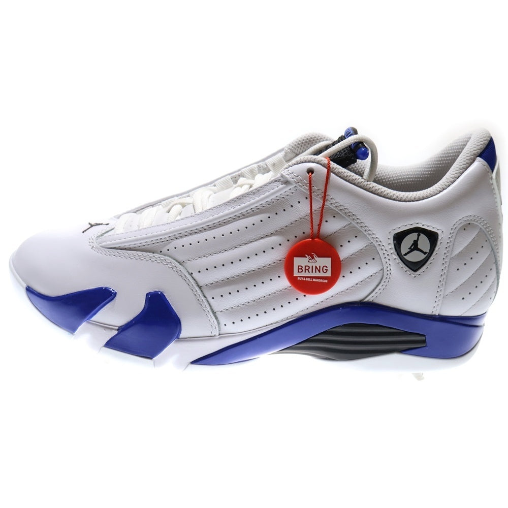 NIKE(ナイキ) Air Jordan 14 Golf Hyper Royal エアジョーダン14 ゴルフ ハイパーロイヤル レースアップミッドカットスニーカー US9.5/27.5cm HJ7710-101 ホワイト/ブルー