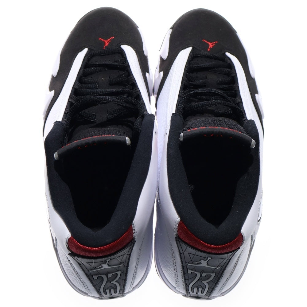 NIKE(ナイキ) Air Jordan 14 Retro Black Toe エアジョーダン14 レトロ ブラックトゥー レースアップミッドカットスニーカー US9/27cm 487471-160 ブラック/ホワイト