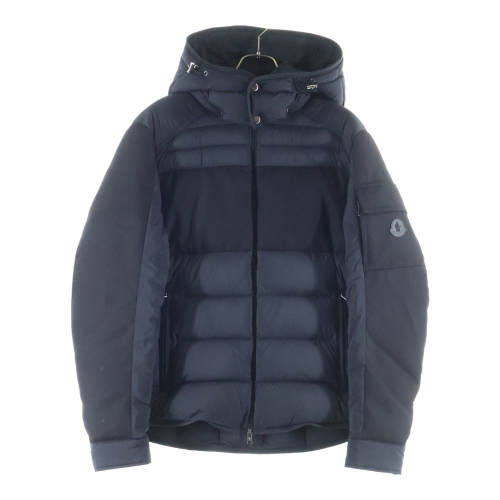 MONCLER(モンクレール) 25AW BARBUSTEL GIUBBOTTO バーバステルジュボット ウール切替ジップアップナイロンダウンジャケット K20911A00250 596K7 ブラック