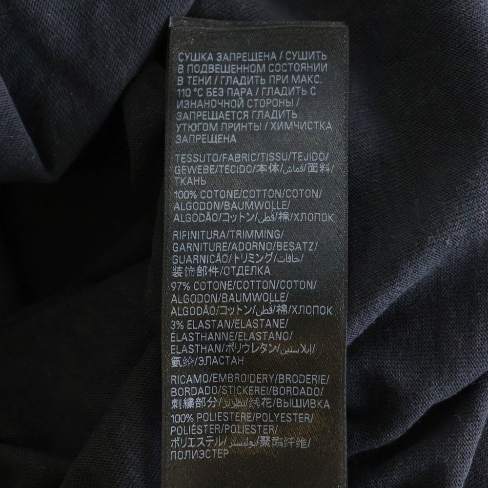 BALENCIAGA(バレンシアガ) 24AW PARIS LIBERTY ヴィンテージ加工自由の女神プリント半袖Tシャツ ブラック 764235 TQVR9