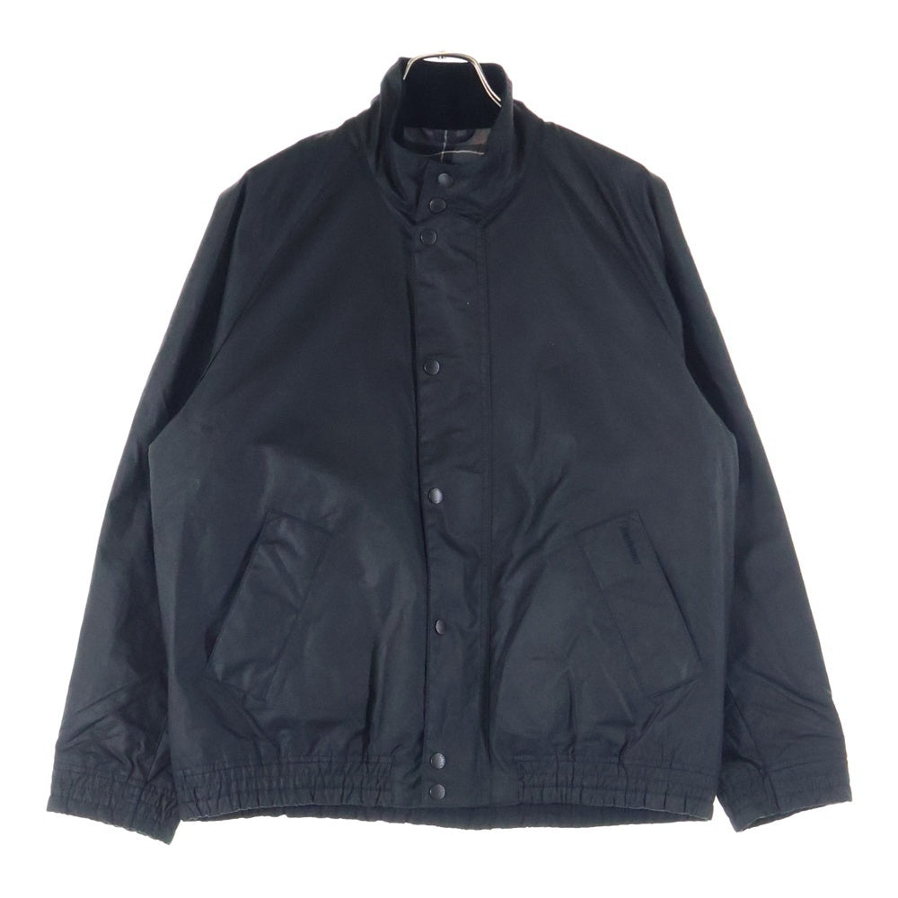 Barbour(バブアー) TRANSPORT トランスポート スタンドカラーワックスブルゾン ワックス加工ジップアップスイングトップジャケット 252MWX2497 ブラック