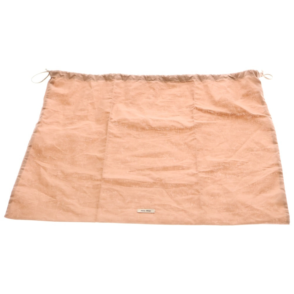 miumiu(ミュウミュウ) Leather Top Handle Bag レザートップハンドルバッグ ミニボストンレザーバッグ 5BB182_2IER_F0046_V_MOO ブラウン レディース