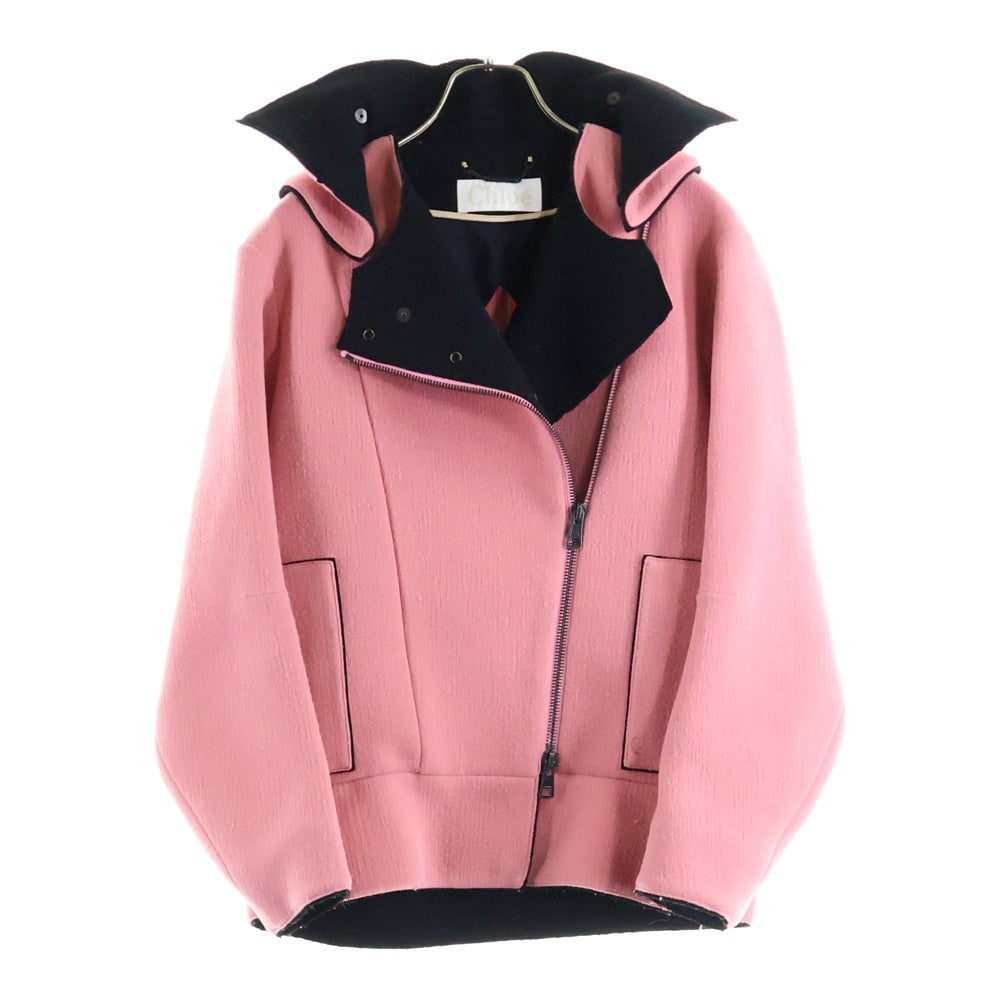 Chloe(クロエ) Wool coat 14SMA06-14S069 ウールコート アウター ピンク レディース